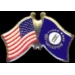 KENTUCKY PIN STATE FLAG USA FRIENDSHIP FLAGS PIN